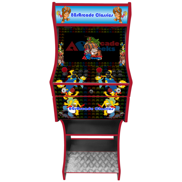 2 Player Arcade Machine - 80s Arcade Classic Theme